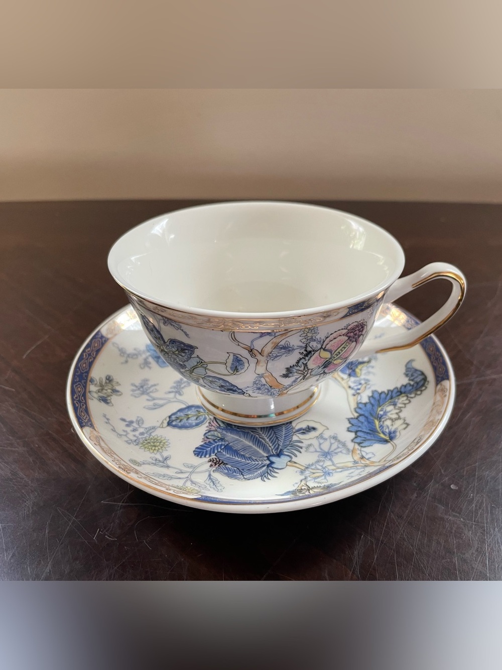 Grace teaware porcelain teacup and saucer